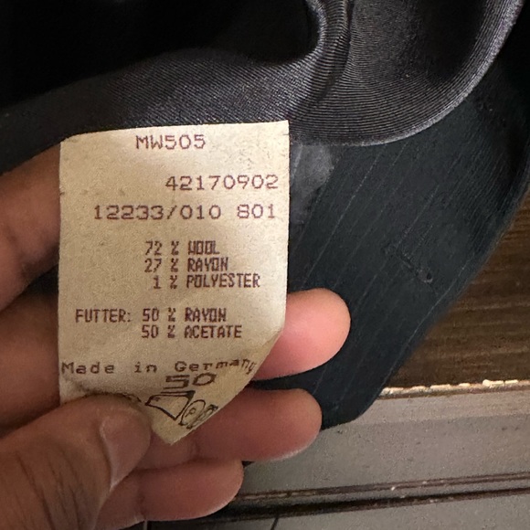 RENÉ LEZARD MADE IN GERMANY MENS VEST 72% WOOL 27% RAYON 1% POLYESTER - Picture 6 of 16